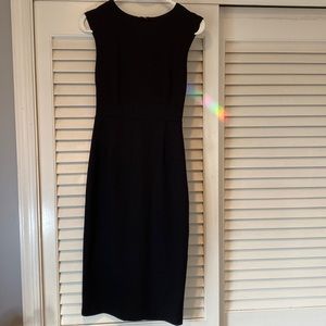 Express sleeveless black dress
